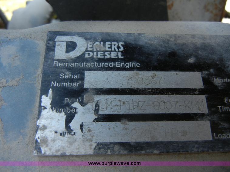 image for item 2356 1992 Ford LT8000 flatbed semi truck