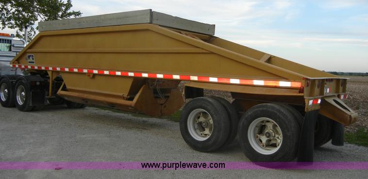 image for item 2360 1984 Load King 1827STD belly dump trailer