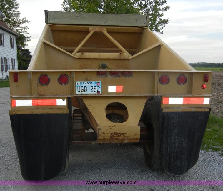 image for item 2360 1984 Load King 1827STD belly dump trailer