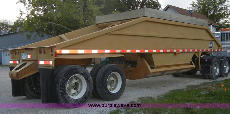 image for item 2360 1984 Load King 1827STD belly dump trailer