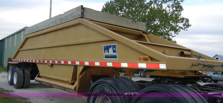 image for item 2360 1984 Load King 1827STD belly dump trailer