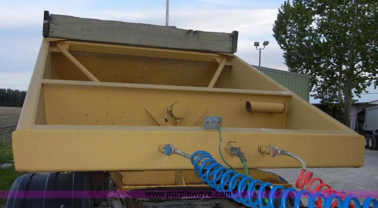 image for item 2360 1984 Load King 1827STD belly dump trailer