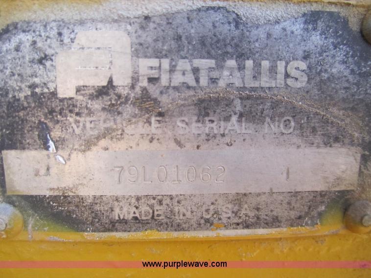 image for item 3058 Fiat-Allis 945B wheel loader