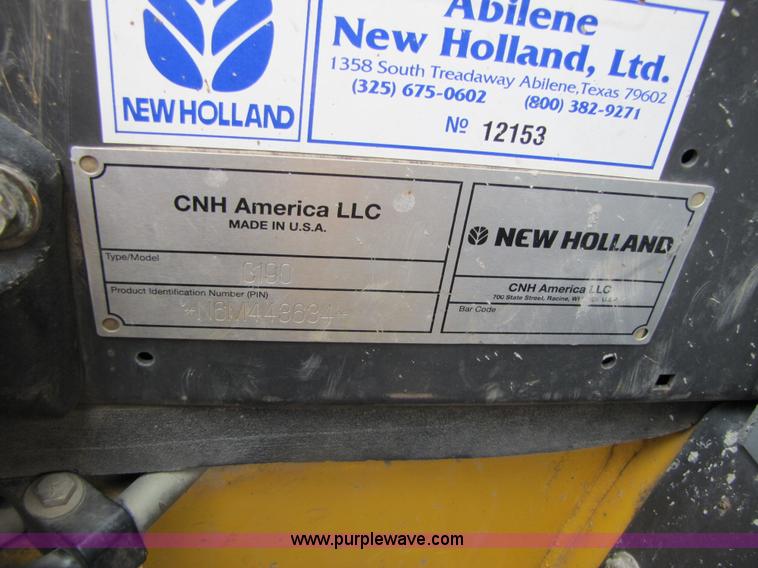 image for item 3453 2007 New Holland C190 skid steer