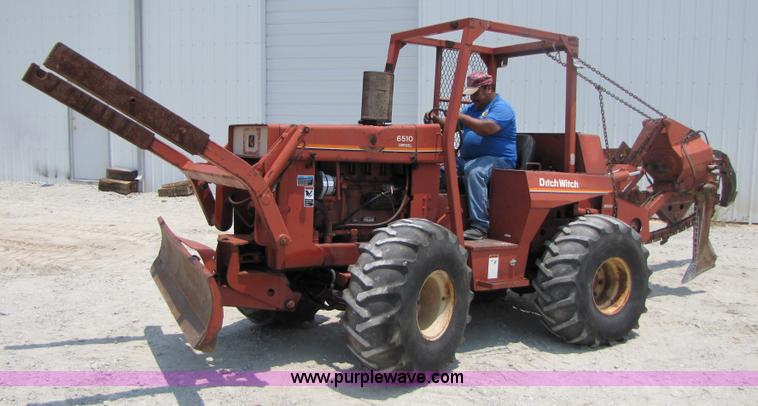 image for item 3458 Ditch Witch 6510 trencher with cable plow
