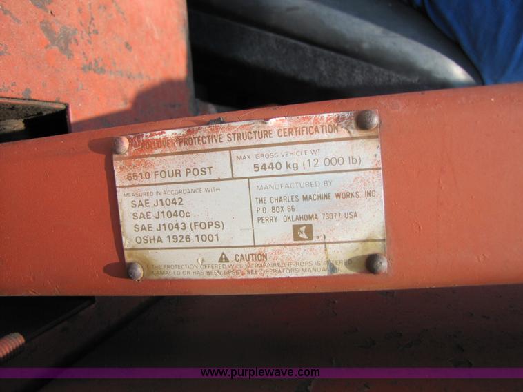 image for item 3458 Ditch Witch 6510 trencher with cable plow