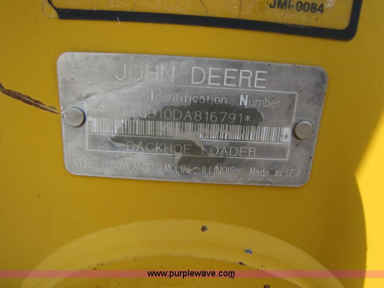 image for item 3461 1996 John Deere 310D backhoe