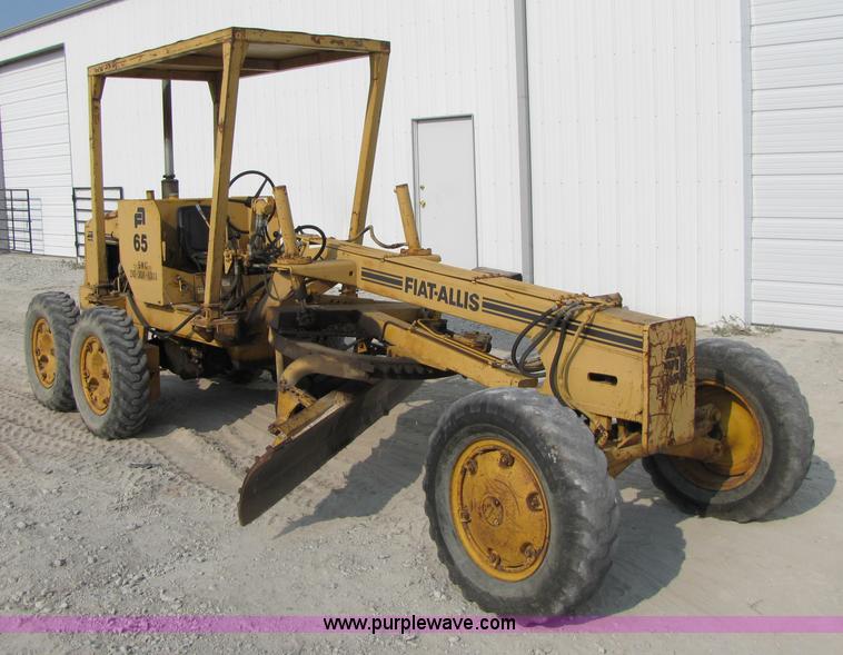 image for item 3466 Fiat-Allis 65 motor grader