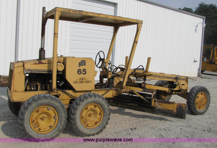 image for item 3466 Fiat-Allis 65 motor grader