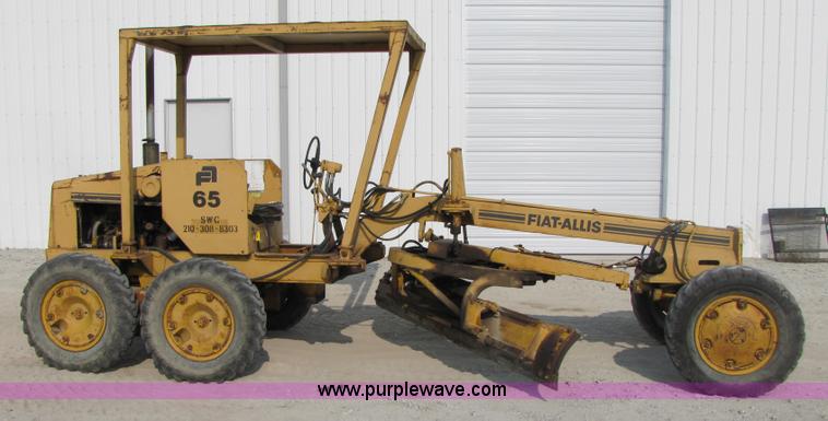 image for item 3466 Fiat-Allis 65 motor grader
