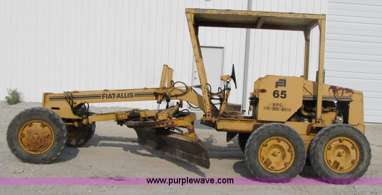image for item 3466 Fiat-Allis 65 motor grader