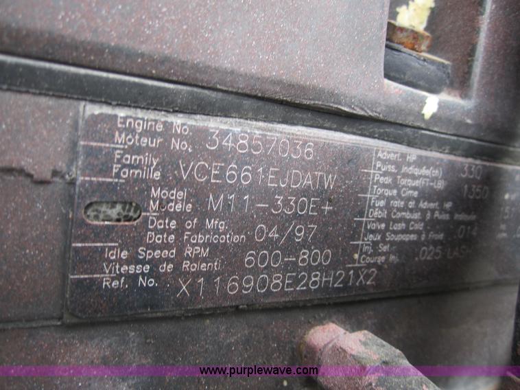 image for item 3879 1997 Kenworth W900 dump truck