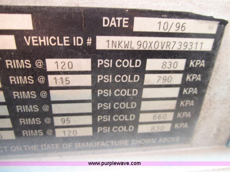 image for item 3881 1997 Kenworth W900 dump truck