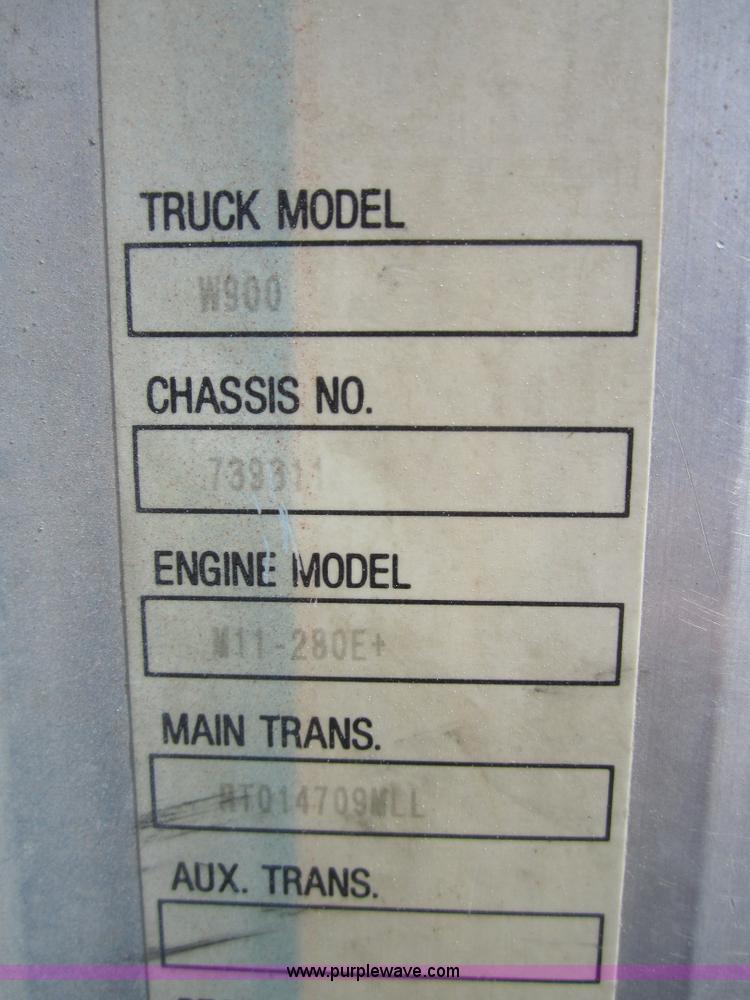 image for item 3881 1997 Kenworth W900 dump truck