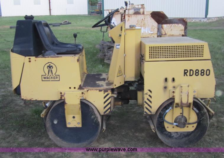1992 Wacker RD880 roller in Grove, OK | Item 3883 sold | Purple Wave