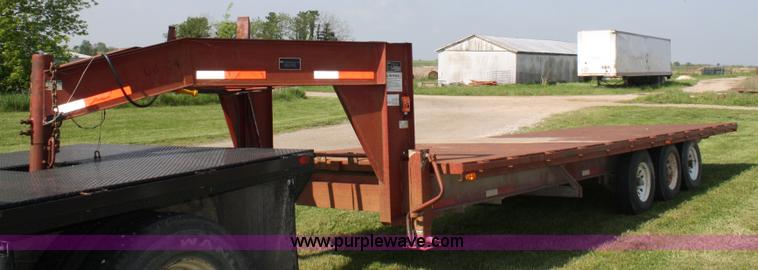 image for item 4976 1998 Neal goose neck dump trailer
