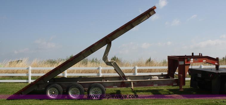 image for item 4976 1998 Neal goose neck dump trailer