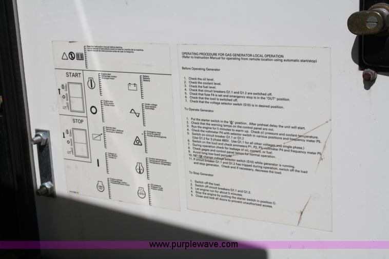 image for item 5036 2004 Atlas Copco QAS-58JD portable generator