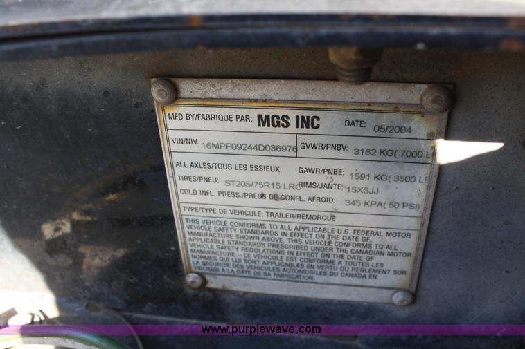 image for item 5036 2004 Atlas Copco QAS-58JD portable generator