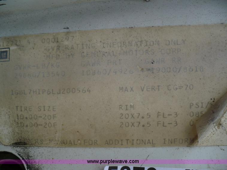 image for item 5879 1990 Chevrolet Kodiak C7H042