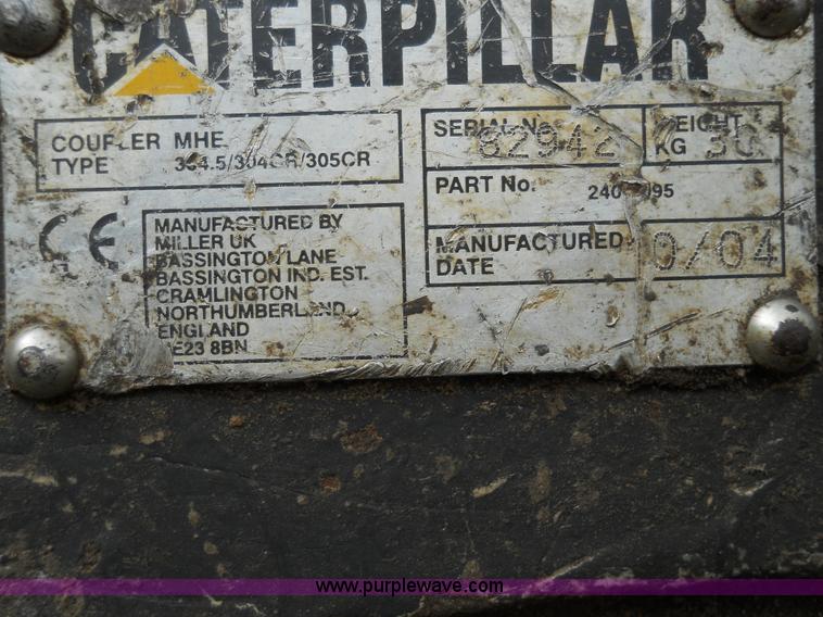 image for item 7873 2002 Caterpillar 304.5 excavator