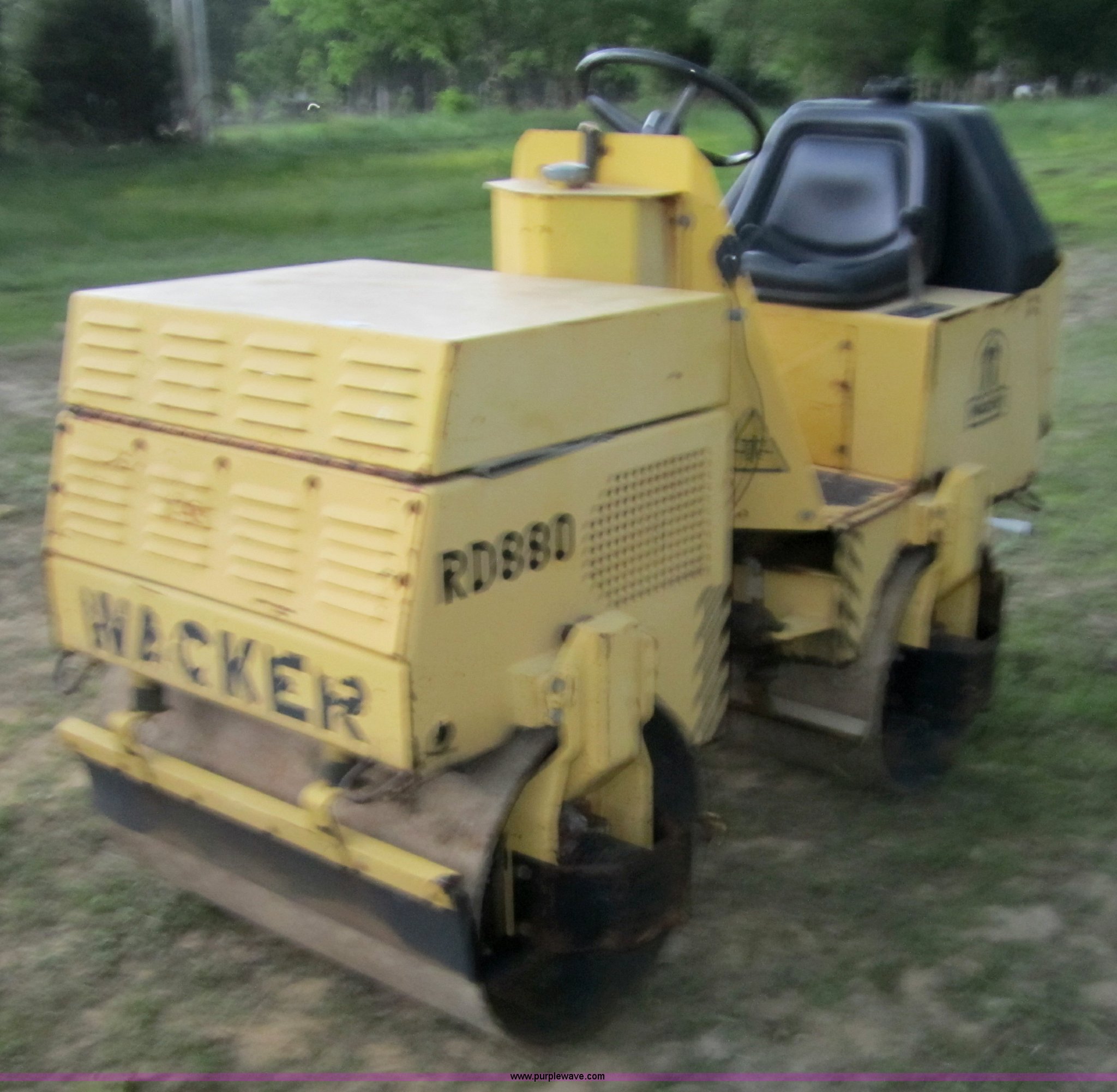 1992 Wacker RD880 roller in Grove, OK | Item 3883 sold | Purple Wave