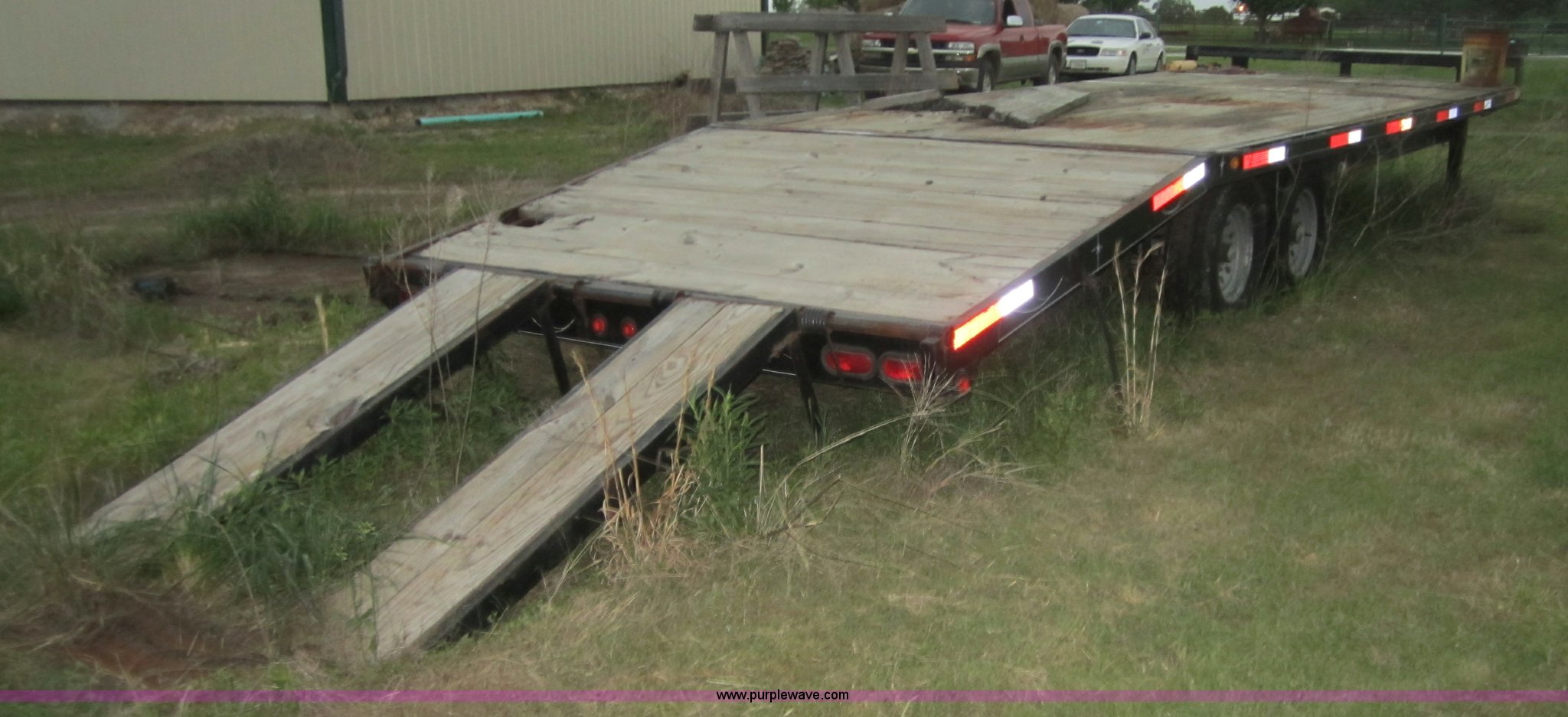 2006 Starlite 24' flatbed trailer in Grove, OK Item 3884 sold