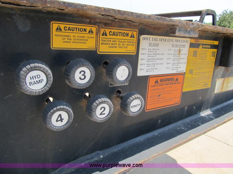 image for item 4148 2005 Trail King TK70HT Hydratail trailer