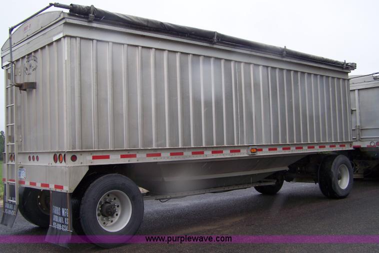 image for item 7372 2002 Farris 24' aluminum pup trailer