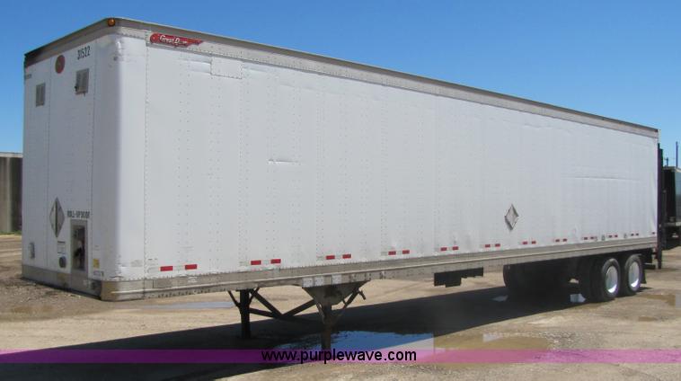 image for item 8492 1999 Great Dane 48' dry van semi trailer