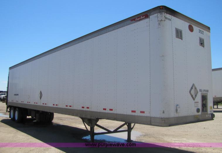 image for item 8492 1999 Great Dane 48' dry van semi trailer