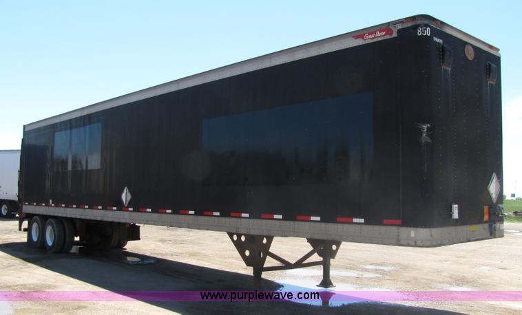 image for item 8493 Great Dane 48' dry van semi trailer