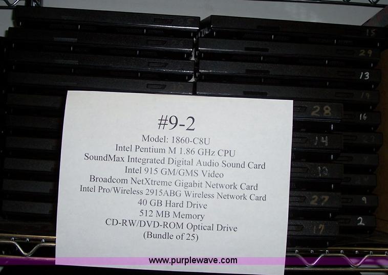 image for item 4474 (90) IBM Thinkpad 1860-C8U laptop computers