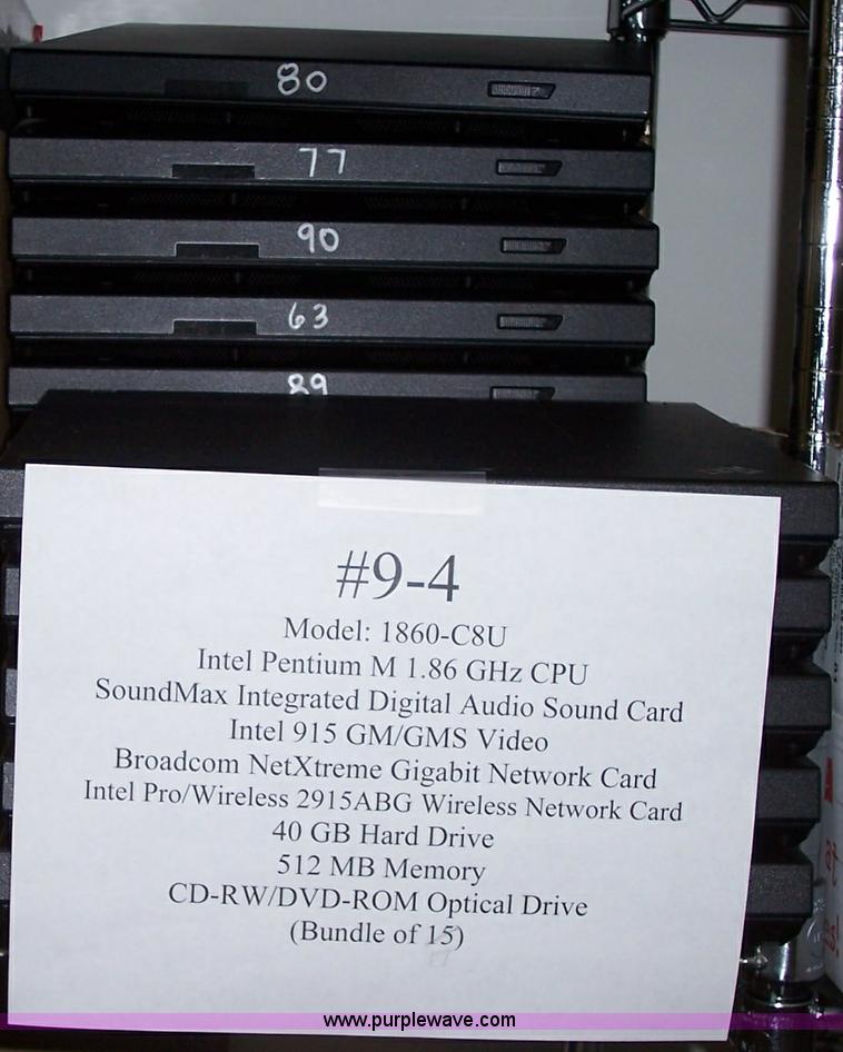 image for item 4474 (90) IBM Thinkpad 1860-C8U laptop computers