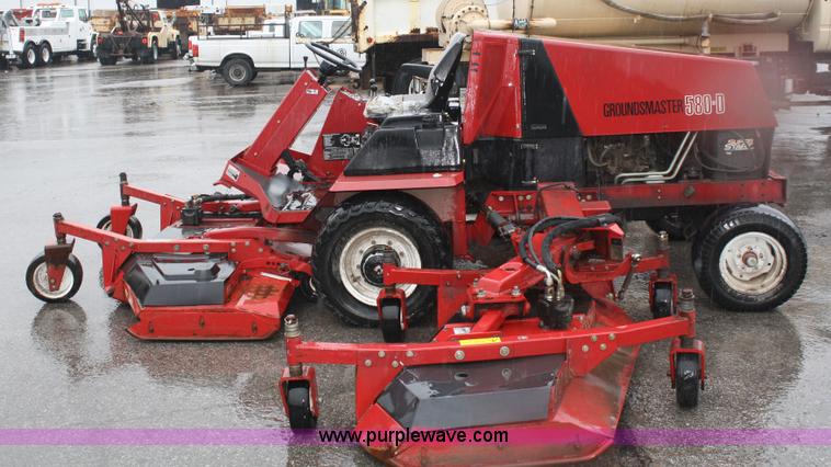 image for item 4655 Toro GroundMaster 580-D wing deck lawn mower