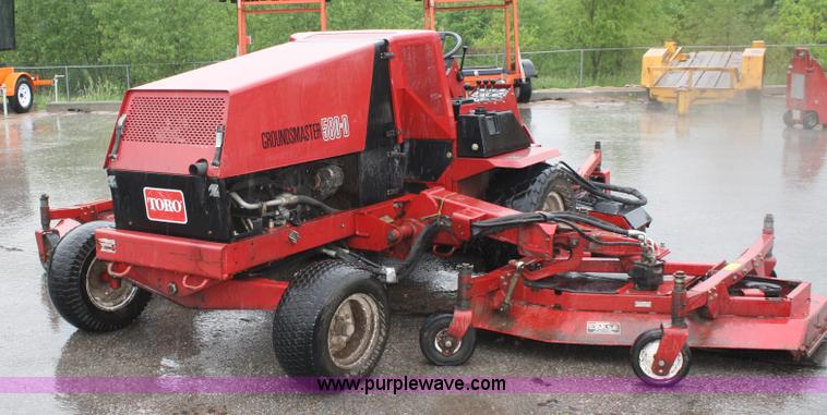 image for item 4655 Toro GroundMaster 580-D wing deck lawn mower