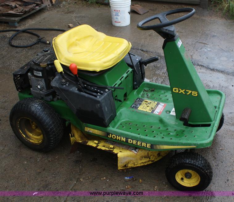 image for item 4666 John Deere GX75 riding lawn mower