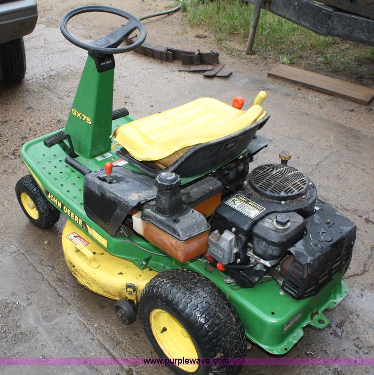 image for item 4666 John Deere GX75 riding lawn mower
