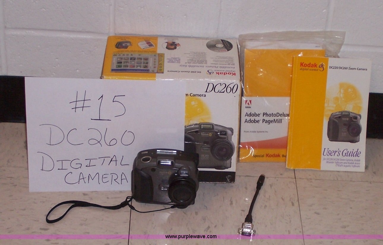 Kodak DC260 camera in Spring Hill, KS Item 4482 sold Purple Wave