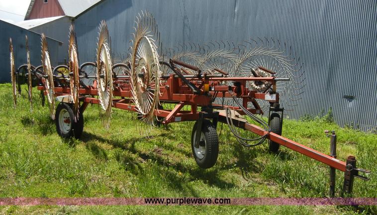 image for item 2283 Hesston 12 wheel rake
