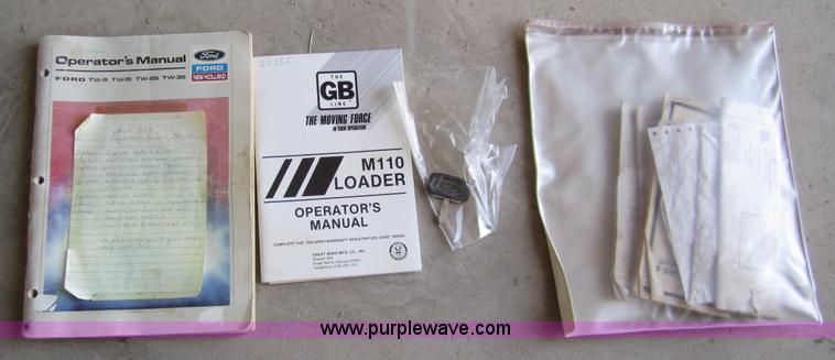 image for item 3171 1989 Ford TW-15 MFWD tractor