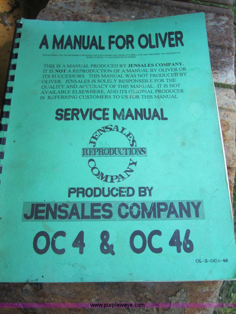 image for item 3783 Oliver OC 4 track loader