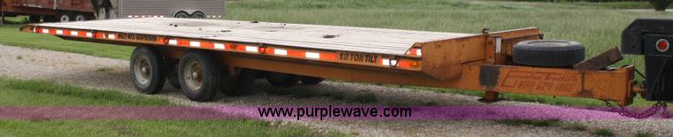 image for item 4667 1996 Econoline tilt bed trailer
