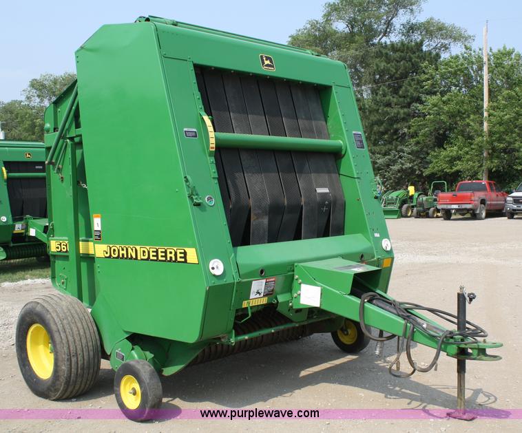 image for item 5112 1998 John Deere 566 round baler