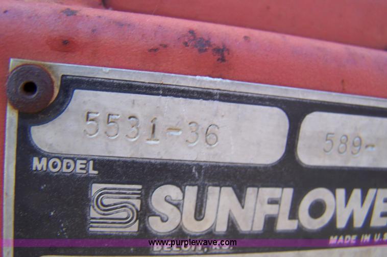 image for item 7289 Sunflower 36' field cultivator