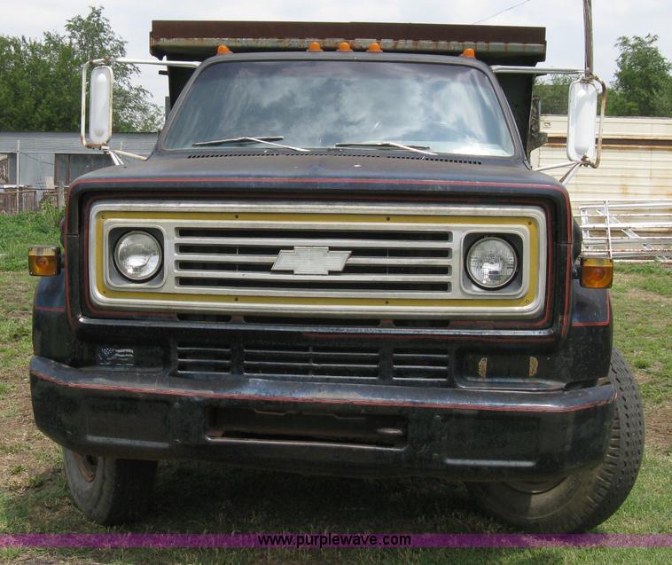 image for item 8096 1973 Chevrolet C60 dump truck