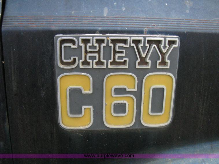 image for item 8096 1973 Chevrolet C60 dump truck