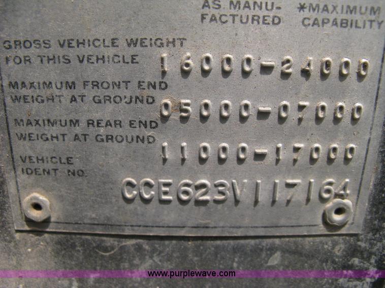 image for item 8096 1973 Chevrolet C60 dump truck