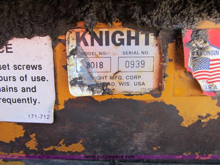 image for item 8994 Knight Pro 8018 twin slinger manure spreader