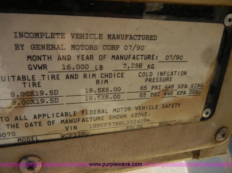 image for item 2362 1991 Elandan Winnebago RV/motor home